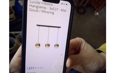 PLAFONDLAMP 3 LICHTPUNTEN LUCIDE