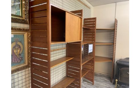 WANDREK “Ladderax” Modular Shelving by Robert Heal for Staples