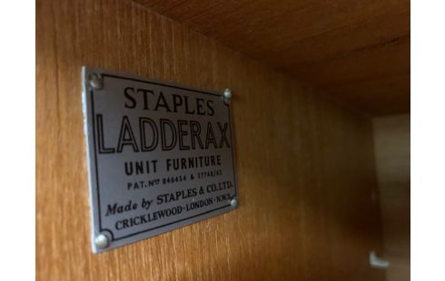 WANDREK “Ladderax” Modular Shelving by Robert Heal for Staples