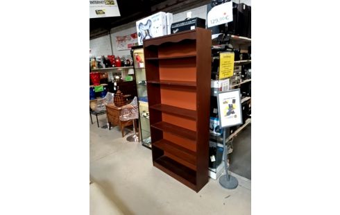 ETAGERE BIBLIOTHEQUE STYLE CHÊNE FONCÉ