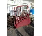 PORTAIL 2 VANTAUX METAL ROUGE