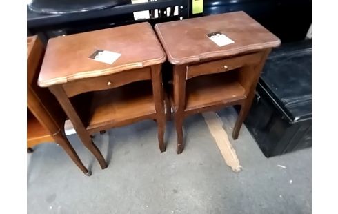 CHEVET 1 TIROIR BOIS RUSTIQUE