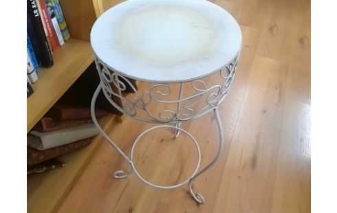 SELLETTE BLANCHE METAL