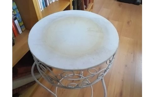 SELLETTE BLANCHE METAL