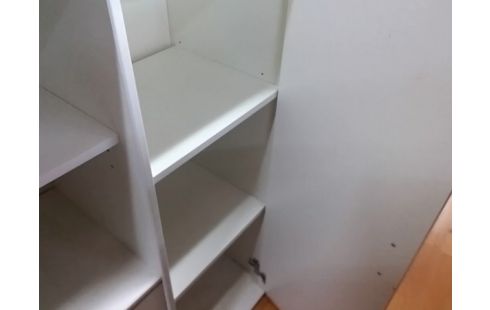 MEUBLE DE RANGEMENT BLANC 3T 1P