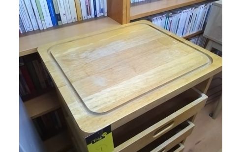 DESSERTE A ROULETTES BOIS 3T