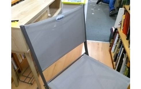 CHAISE PLIANTE GRISE