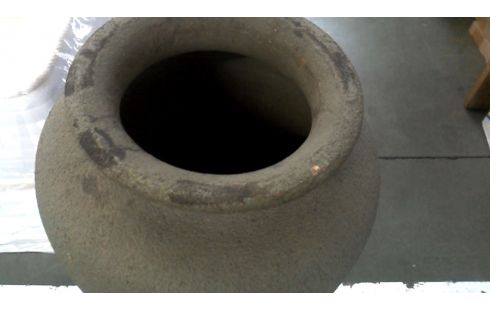 JARRÓN TERRA COTTA MET, , MESA DE SERVICIO HIERRO FORJA