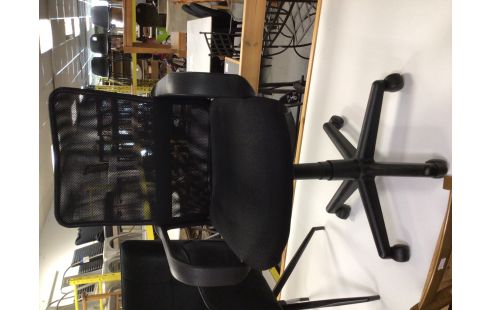 CHAISE DE BUREAU NOIR FILET