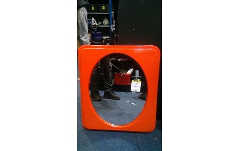 MIROIR VINTAGE ORANGE