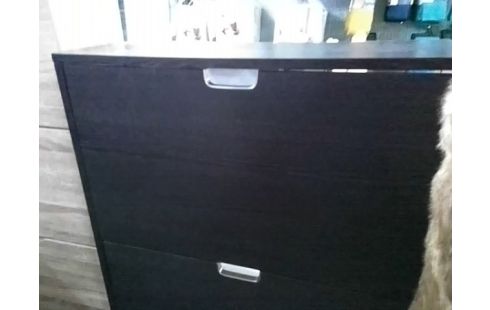 MEUBLE A CHAUSSURES NOIR 3T