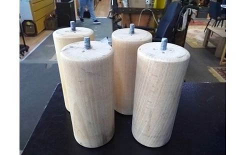 JEU DE 4 PIEDS BOIS H15