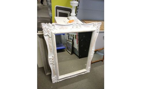 MIROIR PATINE BLANCHE