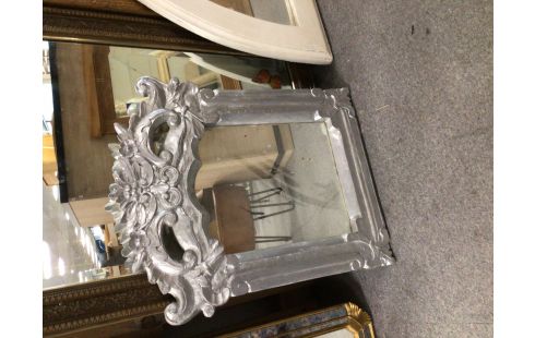 MIROIR COULEUR ARGENTEE