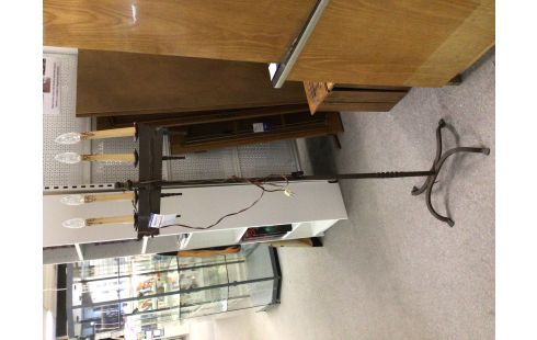 LAMPADAIRE FER FORGE