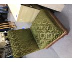 FAUTEUIL TISSU VERT
