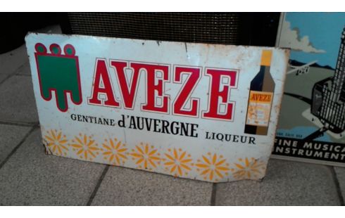 PLAQUE PUBLICITAIRE  AVEZE