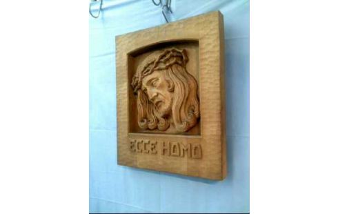 SCHNITZEREI HOLZ HELL JESUS <G. WUNDERLE>