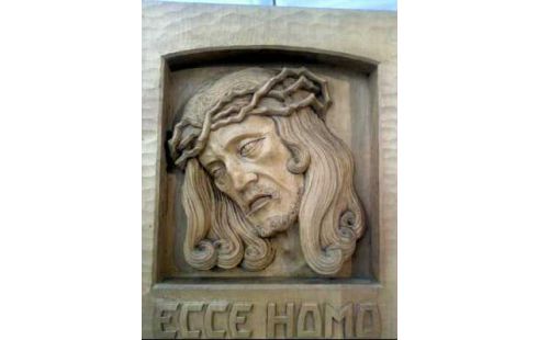 SCHNITZEREI HOLZ HELL JESUS <G. WUNDERLE>