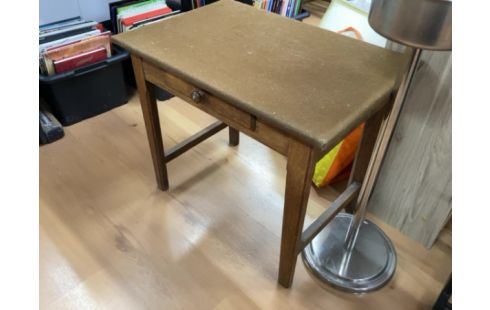 TABLE BASSE 1 TIROIR DESSUS VELOURS