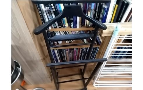 VALET DE NUIT BOIS NOIR