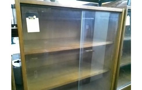 VITRINE 2P VITREES 2P BOIS