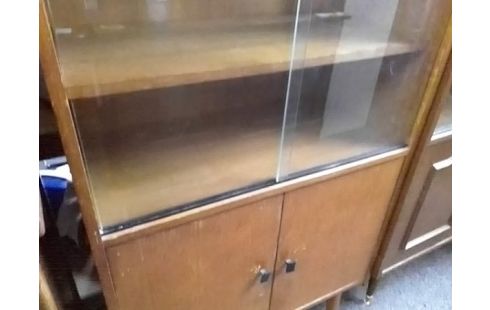 VITRINE 2P VITREES 2P BOIS