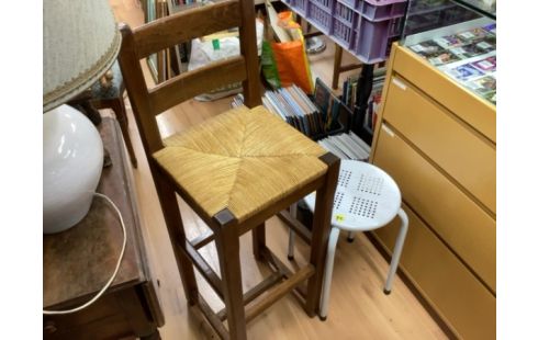 TABOURET DE BAR PAILLE