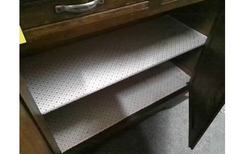 MEUBLE 2P 2T BOIS AVEC FLEURS