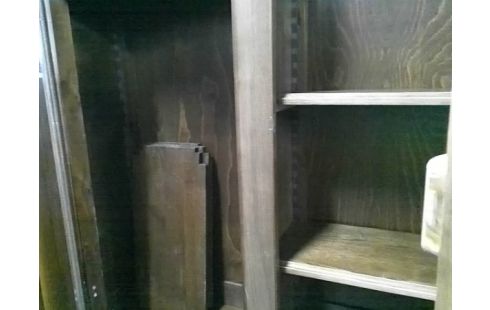 BIBLIOTHEQUE 2 CORPS 2P VITREES 2P BOIS