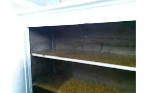 ARMOIRE BLANCHE EN BOIS 2P (AVEC ETAGERES)