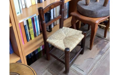 CHAISE ENFANT PAILLEE