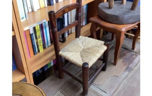 CHAISE ENFANT PAILLEE