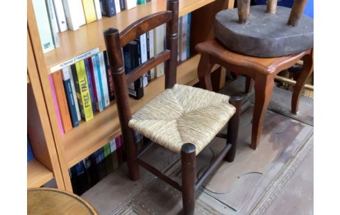 CHAISE ENFANT PAILLEE