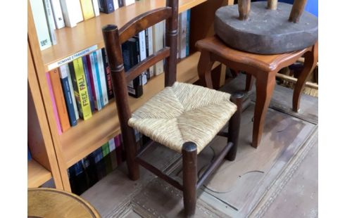 CHAISE ENFANT PAILLEE