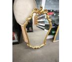 MIROIR DORE RESINE