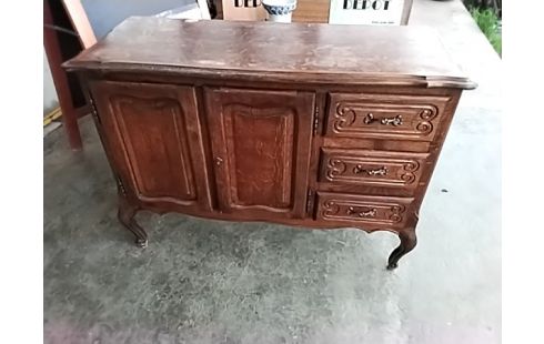 MEUBLE BAS 2 PORTES 3 TIROIRS