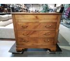 COMMODE 4T PIN ET MERISIER