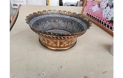 CACHE POT CUIVRE LAITON