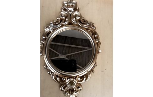 MIROIR DORE PLASTIQUE