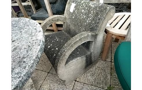 FAUTEUIL EXTRERIEUR CIMENT BETON