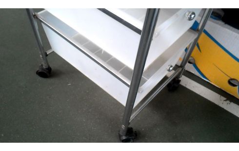 KARREN CHROM 3 SCHUBLADEN PVC