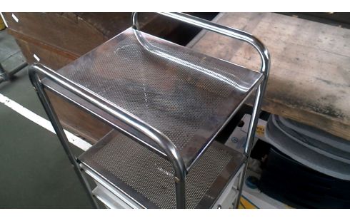 KARREN CHROM 3 SCHUBLADEN PVC