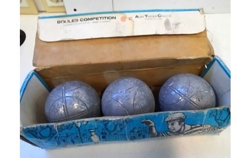 LOT DE 3 BOULES DE PETANQUE