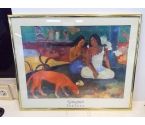CADRE REPRODUCTION GAUGUIN AREAREA