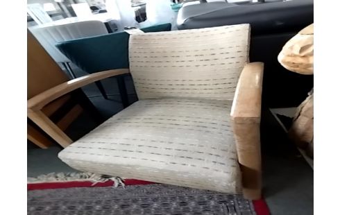 FAUTEUIL BRIDGE TISSU BEIGE