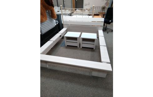 LIT MODERNE 160 X 200 CM + 2 CHEVETS