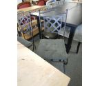 6 CHAISES METAL