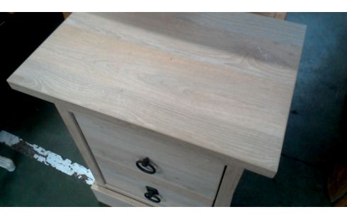 NACHTTISCH DAS STÜCK 2 SCHUBLADEN, , HOLZ LOOK