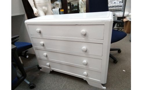 COMMODE PEINTE 4 TIROIRS